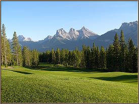 The Three Sisters near Canmore